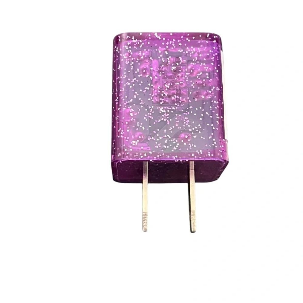 Color-Changing USB-A Wall Charger Purple